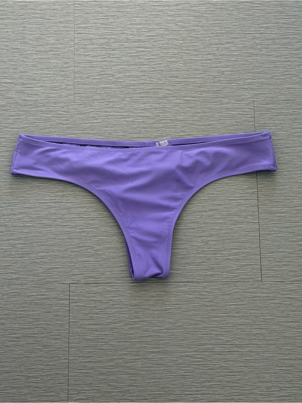Volcom Women's Purple Ruched Cheeky Bikini Bottoms, Size XL